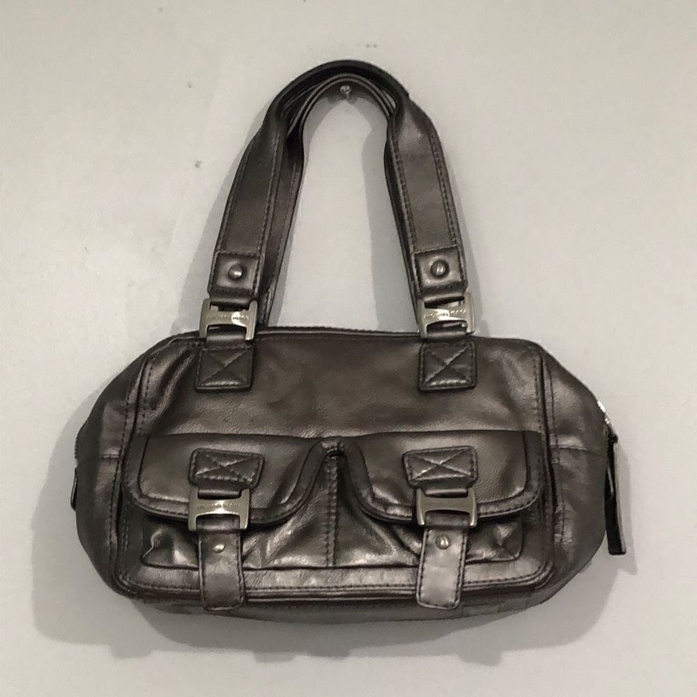 Michael Michael Kors Women's Authentic Mettalic Handbag Gray